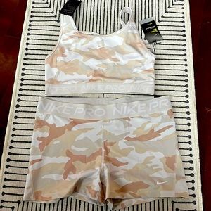 Nike pro short set